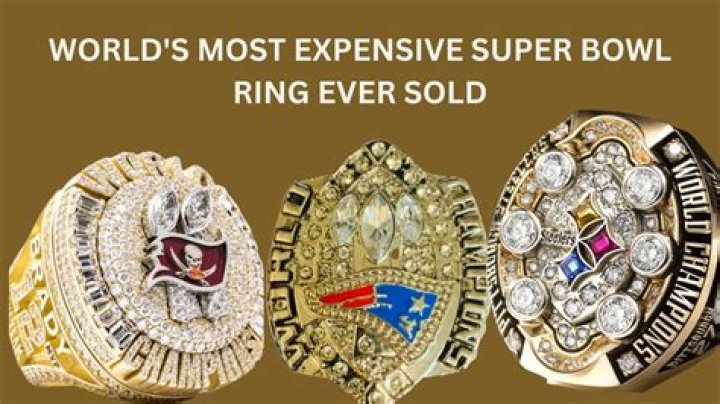 What's the most expensive Super Bowl ring ever sold?