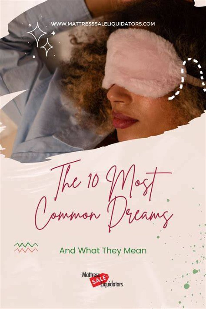 What are the 10 most common dreams?