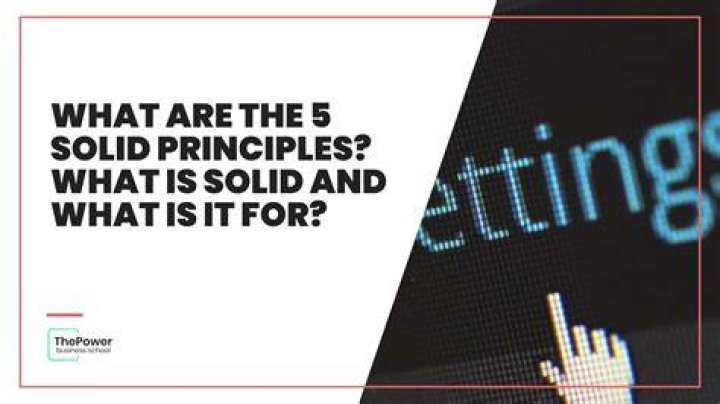 What are the 5 SOLID principles?