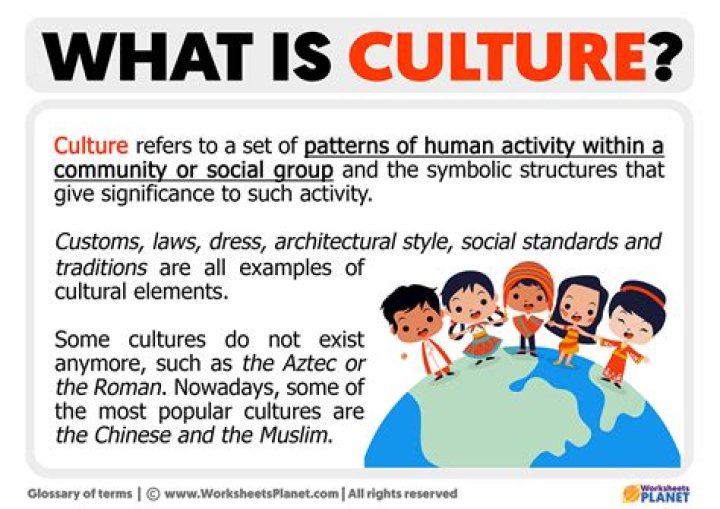 What are the 7 major characteristics of culture?