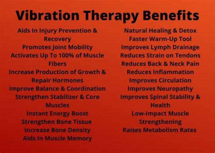 What are the benefits of vibration therapy?