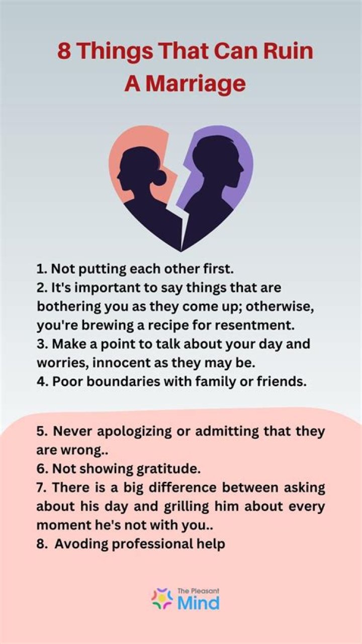 What can ruin a relationship?