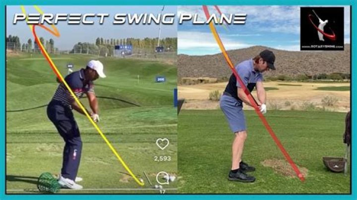 What causes a steep golf swing?