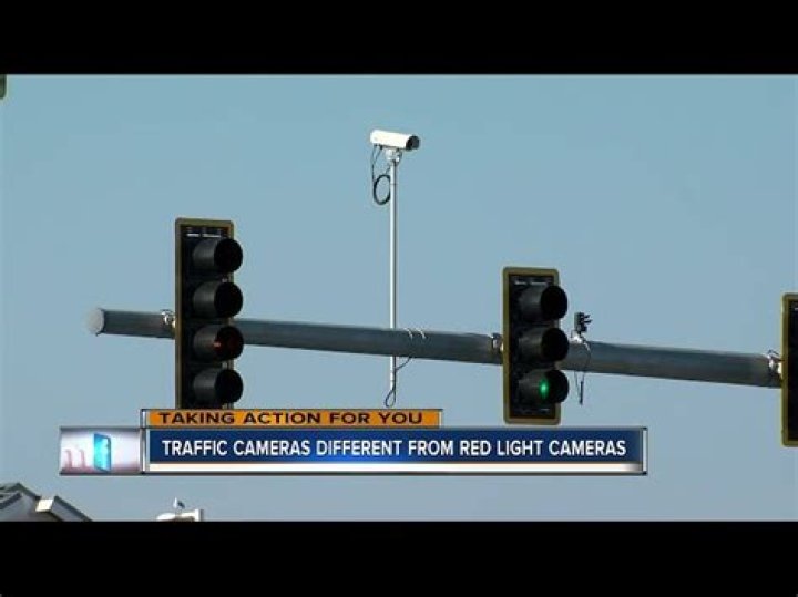 What Colour are traffic light cameras?