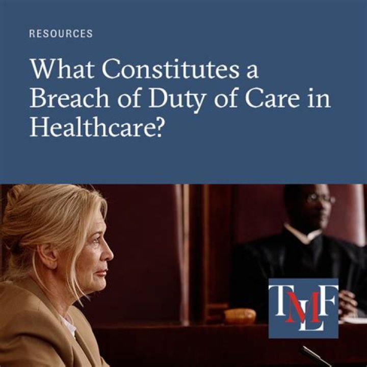 What constitutes a breach of duty of care?
