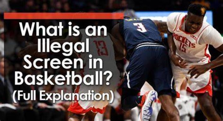 What constitutes an illegal screen?