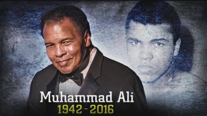 What did Muhammad Ali say before he died?