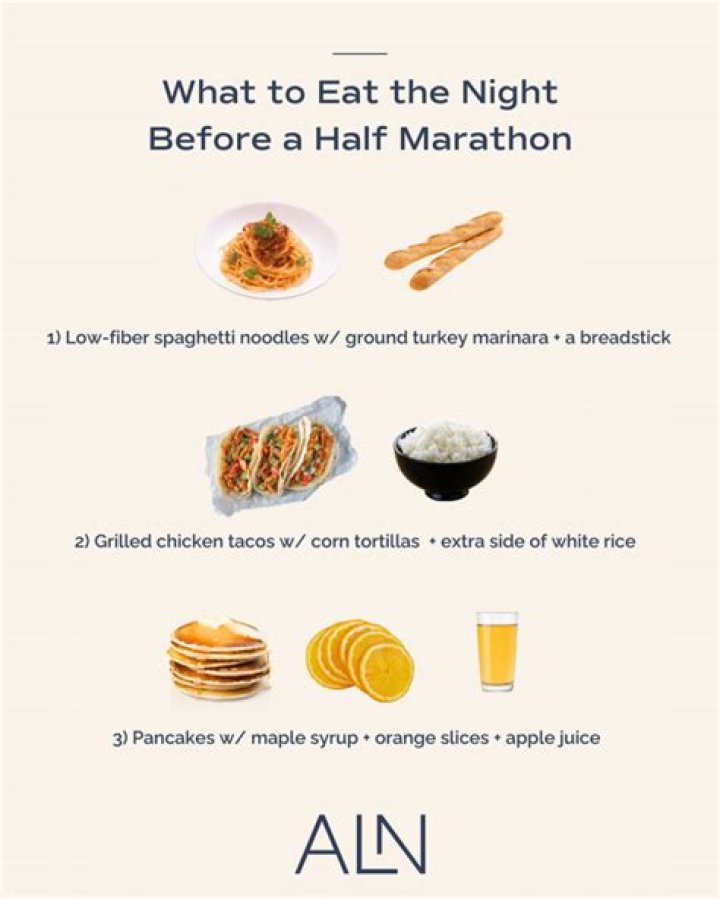 What do I eat before a marathon?