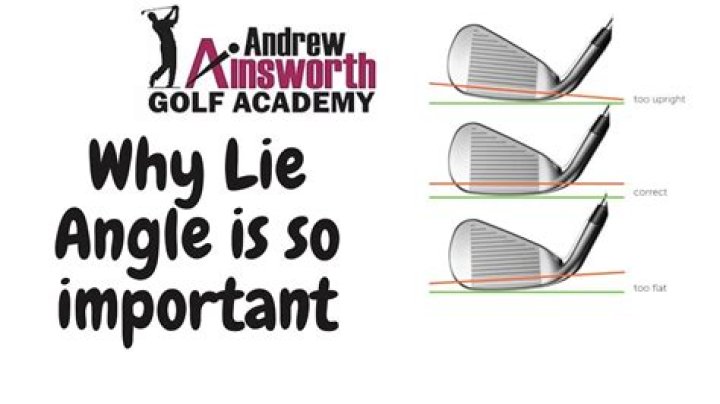 What does a flat lie angle do?