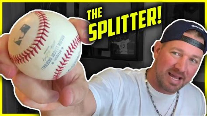 What does a split finger fastball do?