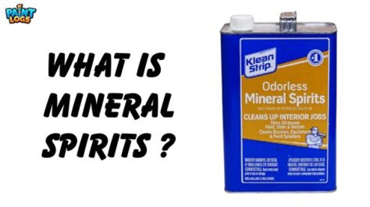 What does mineral spirits do to stain?