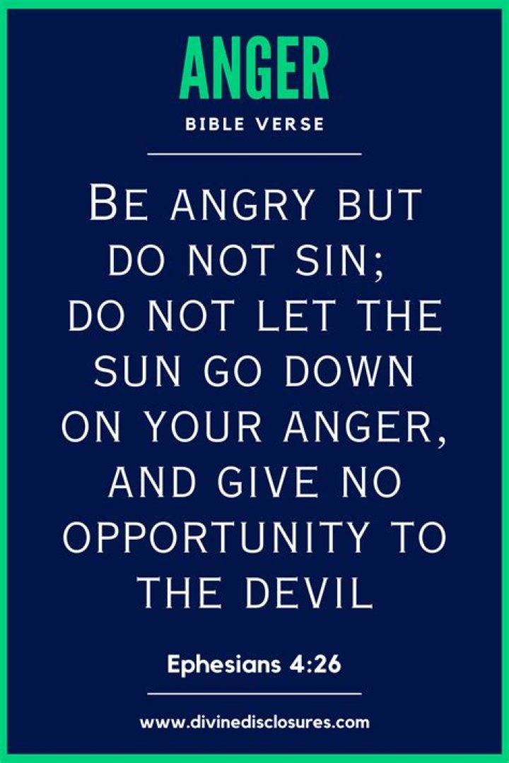 What does the Bible say about anger and fighting?