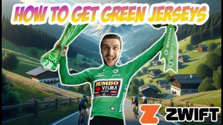 What does the green jersey mean in Zwift?