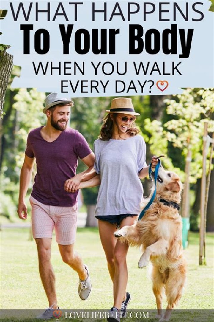 What happens when we walk everyday?
