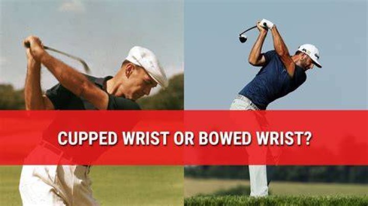 What is a cupped wrist in golf?