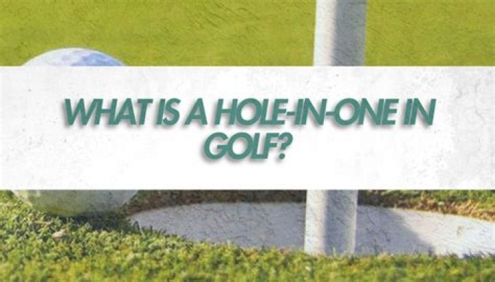 What is a hole in one in golf called?