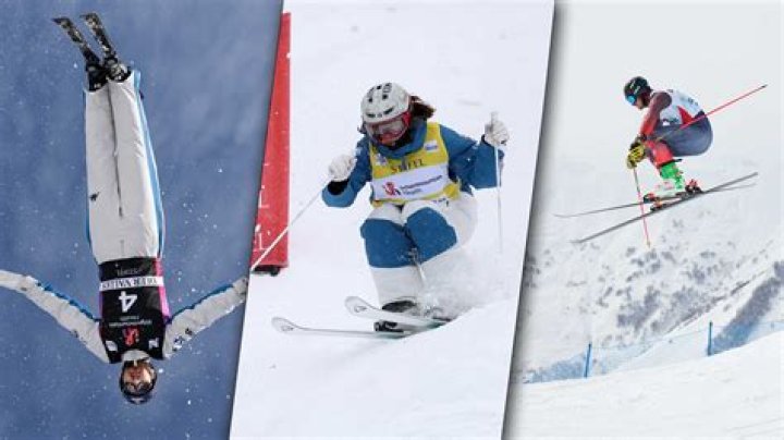 What is a professional mogul skier?