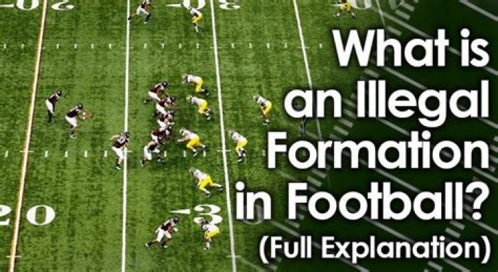 What is an illegal formation in football?