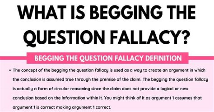 What is begging the question fallacy?