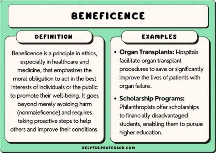 What is beneficence quizlet?