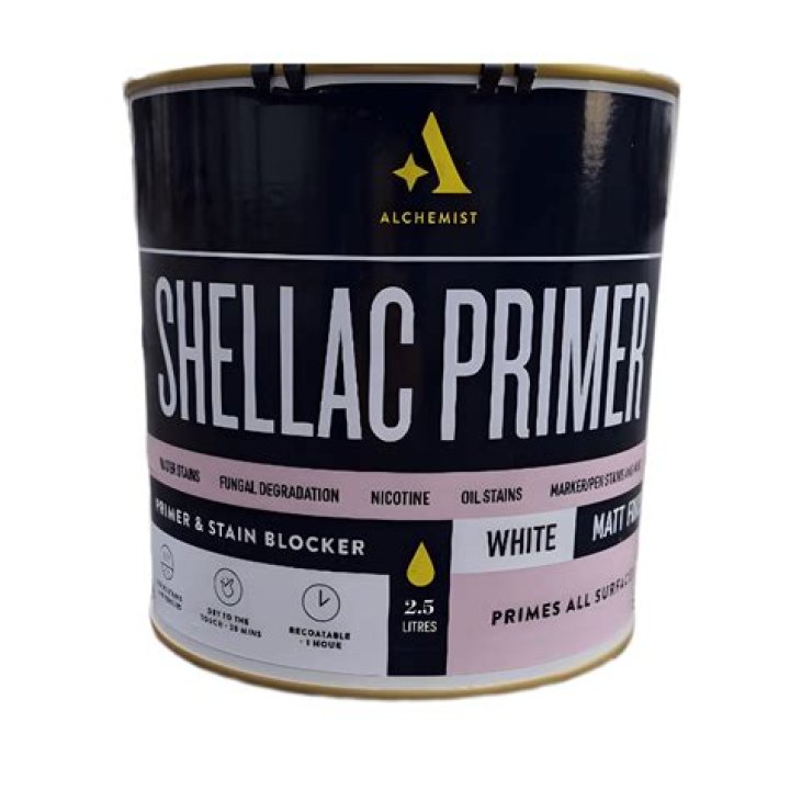 What is shellac based primer used for?