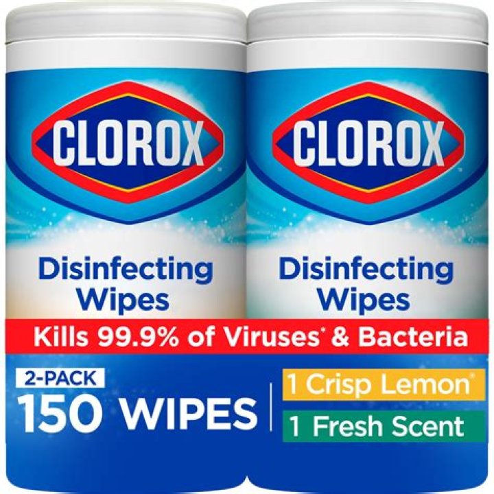 What is the best household disinfectant for surfaces during COVID-19?