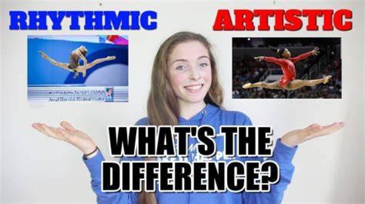 What is the difference between artistic and acrobatic gymnastics?