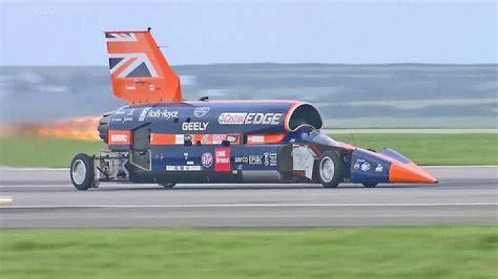 What is the fastest rocket car?