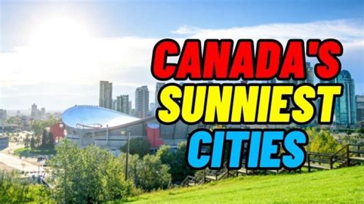 What is the sunniest city in Canada?