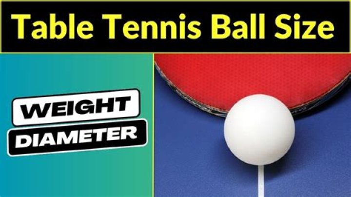 What is the weight of a ping pong ball?
