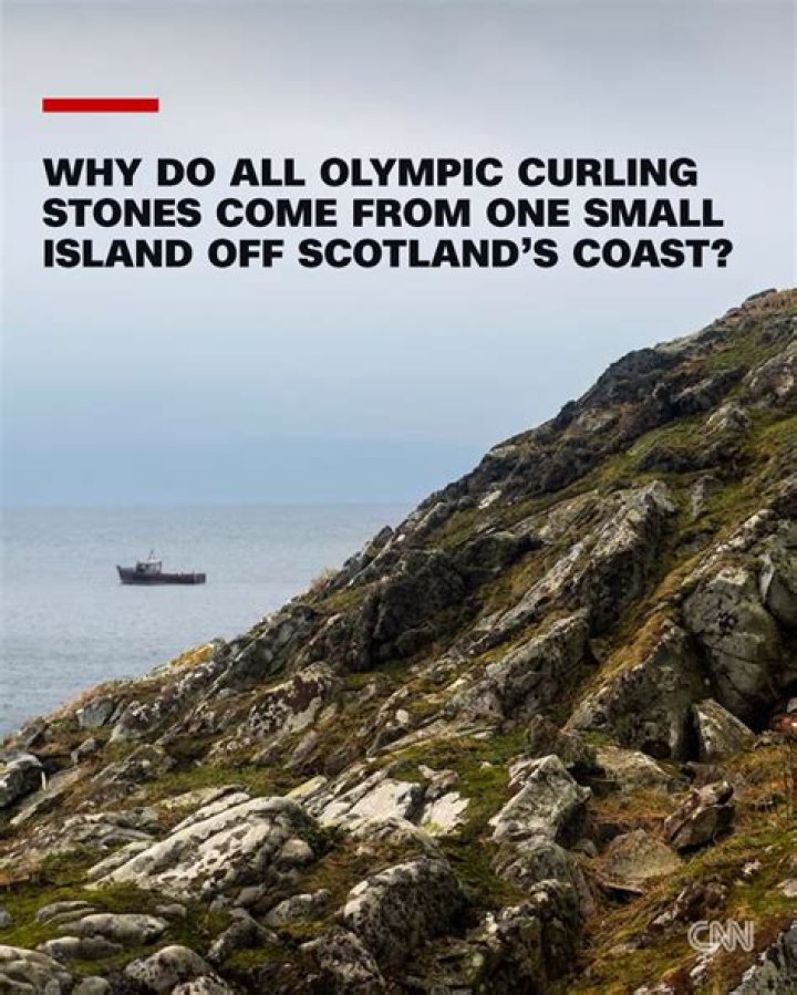 What island do curling stones come from?