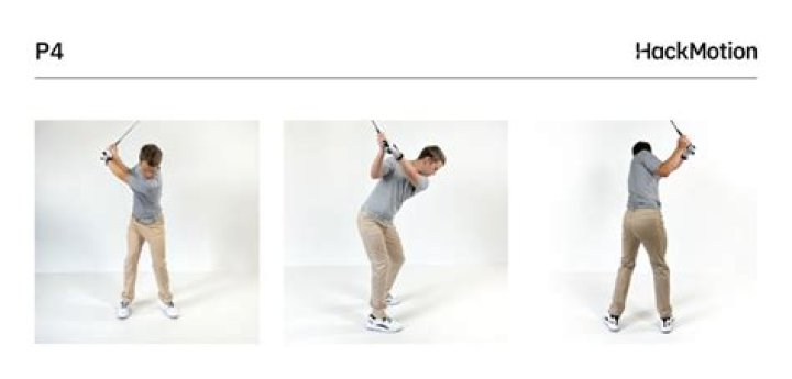 What should the top of the backswing look like?
