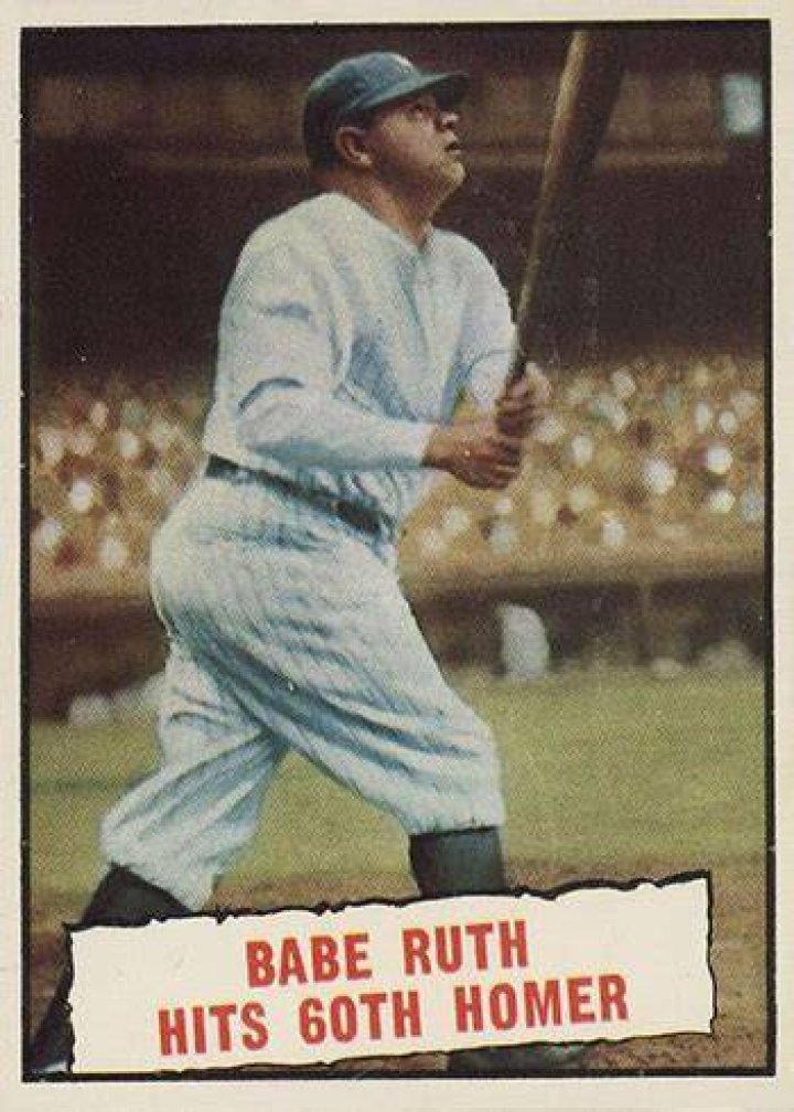 When did Babe Ruth hit 60 home runs?