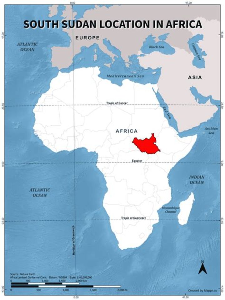 Where is Chad located exactly?