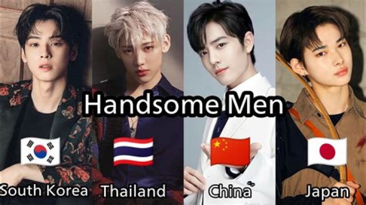 Which country has handsome men?