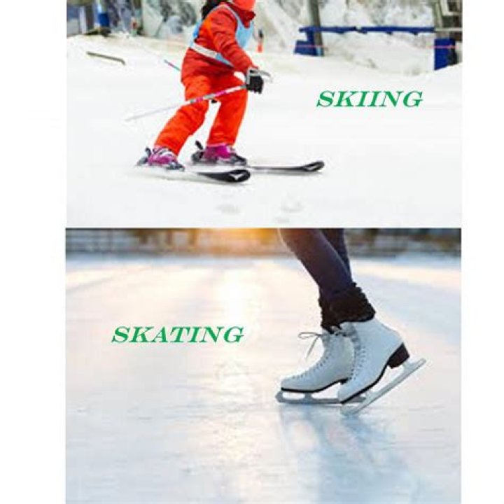 Which is harder ice skating or skiing?