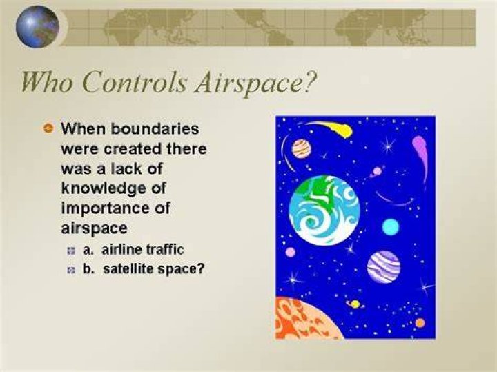 Who controls airspace?