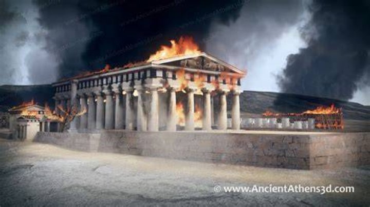 Who destroyed Athens?