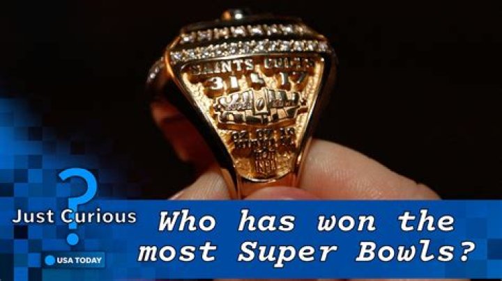 Who has the most NFL rings in history?