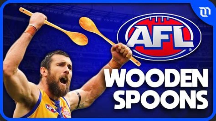 Who has won the most wooden spoons in the AFL?