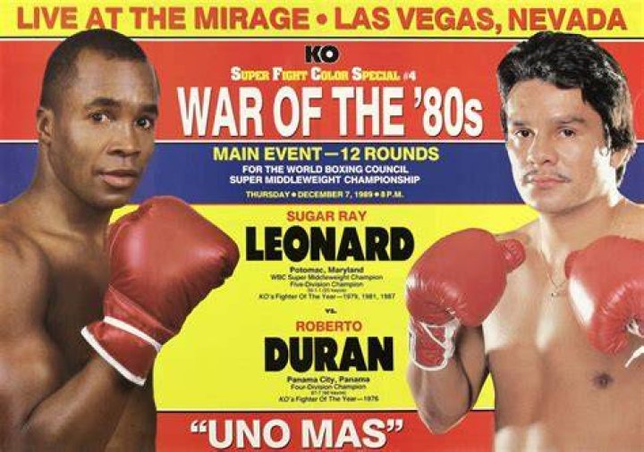 Who hit Sugar Ray Leonard the hardest?