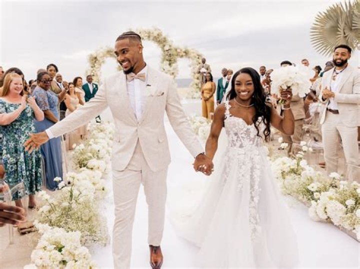 Who is Simone Biles getting married to?