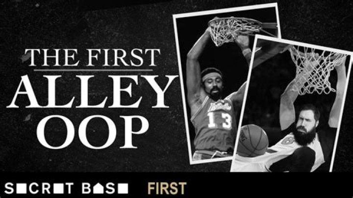 Who threw the first alley-oop?