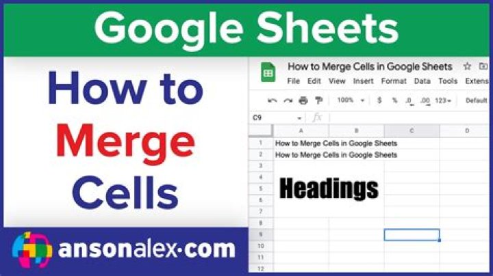 Why can't I merge cells in Google Sheets?